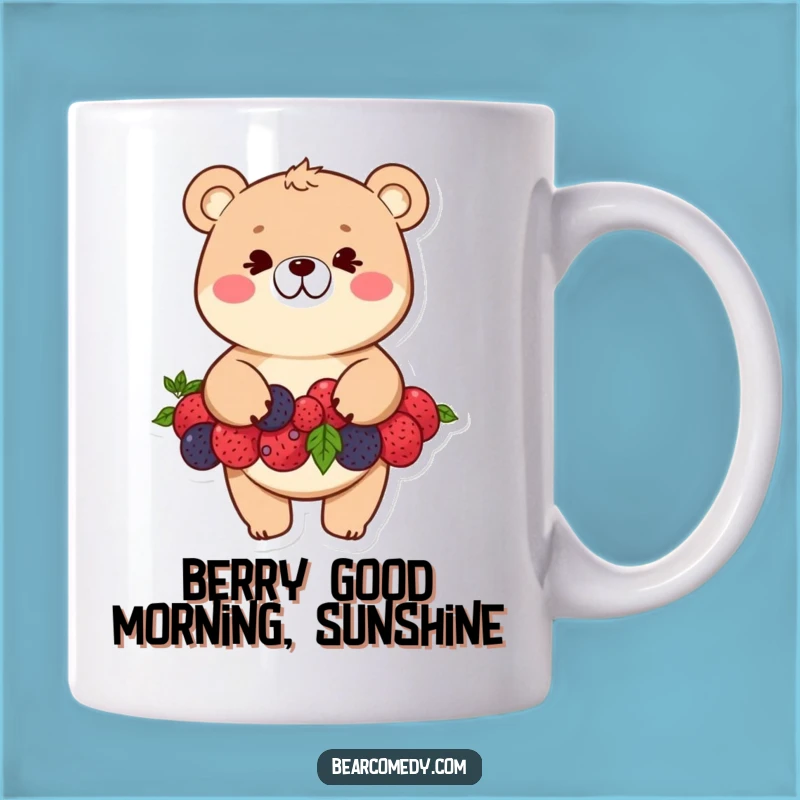 Funny Bear Berry Balancing Mug - Hilarious Gift for Bear Lovers