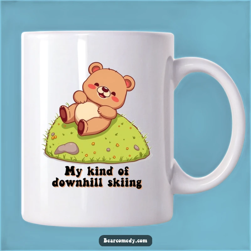 Funny Bear Rolling Mug: Hilarious Creature Graphic for the Perfect Funny Gift!