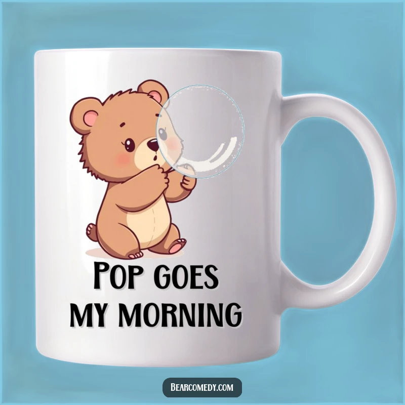 Funny Bear Cub Bubble Mug: A Hilarious Gift for Playful Personalities