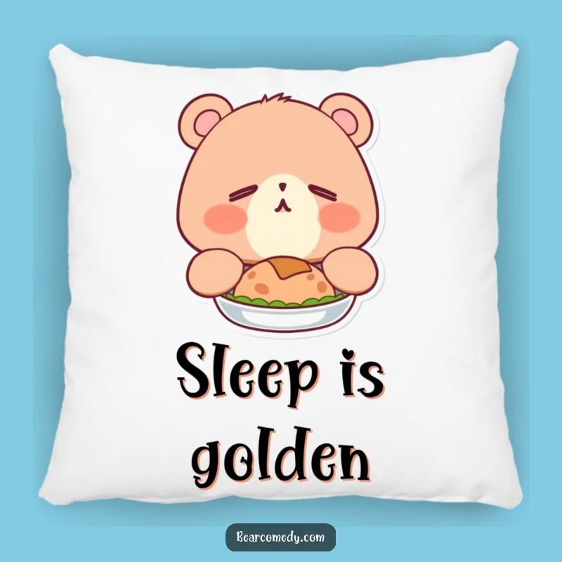 Funny Sleepy Bear Yawn Pillow: Your Cozy Companion for Sweet Slumbers