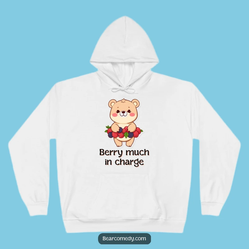 Funny Bear Berry Balancing Hoodie - Cozy & Comical Gift for All