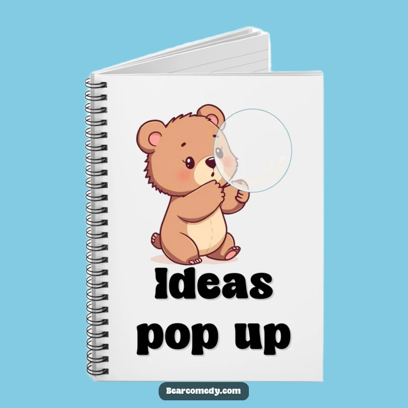Funny Bear Cub Bubble Notebook: Hilarious Journal for Playful Thoughts