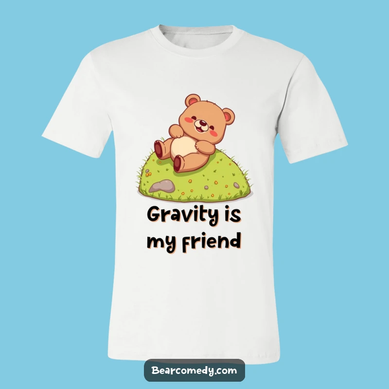 Funny Bear Rolling T-Shirt: Comical Creature Tee for the Perfect Funny Gift!