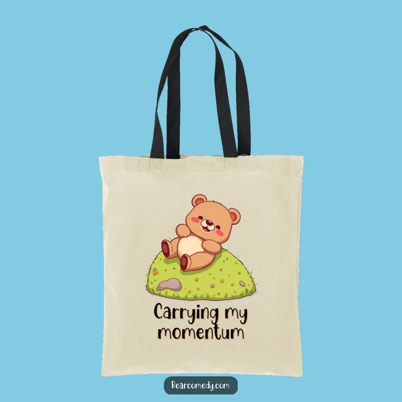 Funny Bear Rolling Tote Bag: Durable Creature Bag for the Perfect Funny Gift!